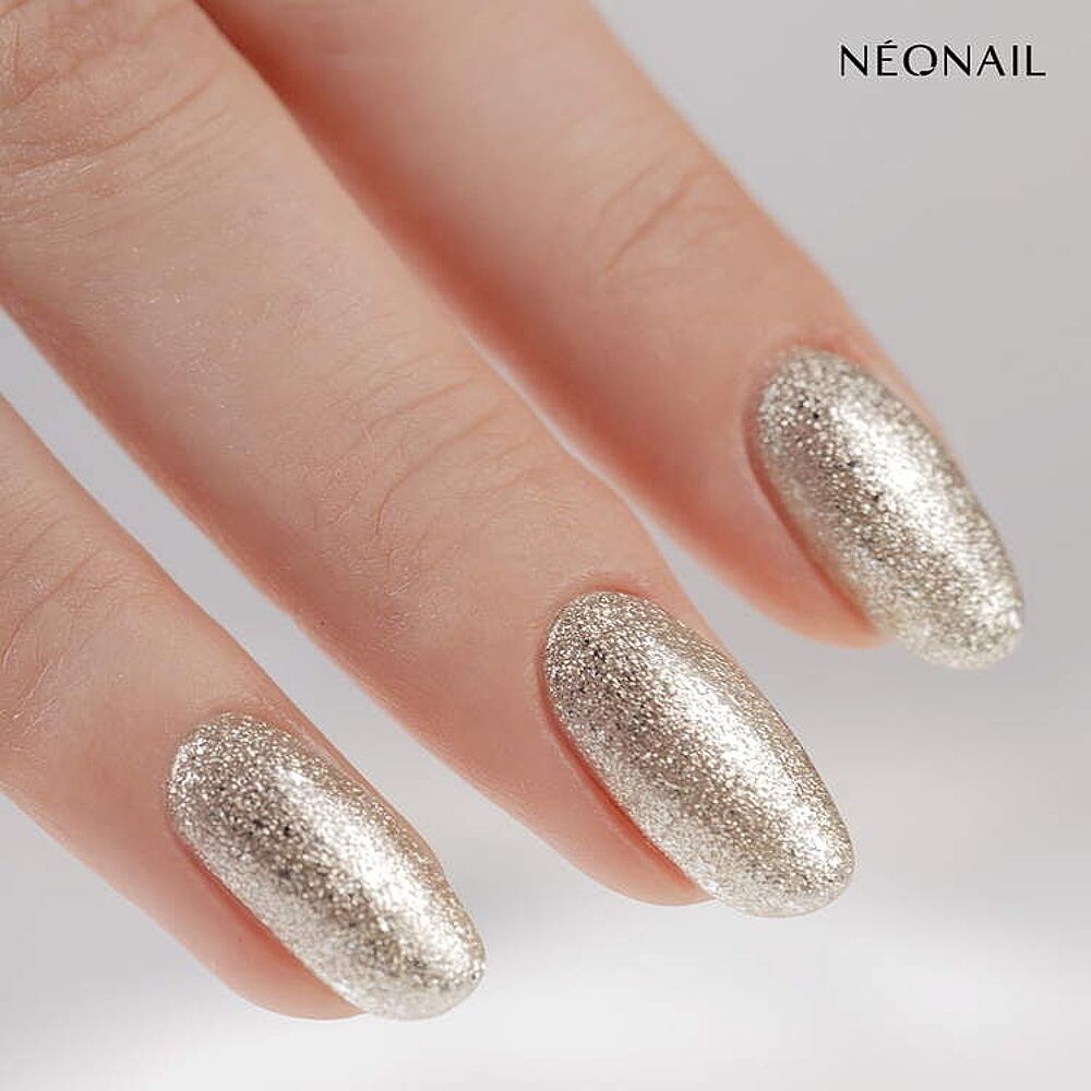 Glitter Effect Base Gold Twinkle 7,2Ml - Product Image 3