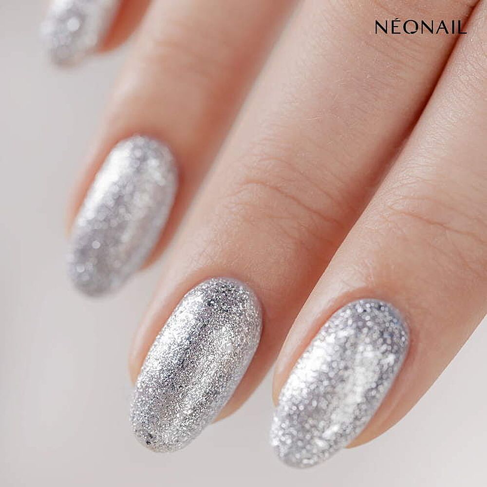 Glitter Effect Base Silver Twinkle 7,2Ml - Product Image 3
