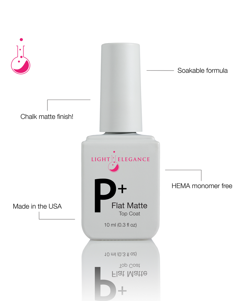 Light Elegance - P+ Flatte Matte Top Coat 10Ml