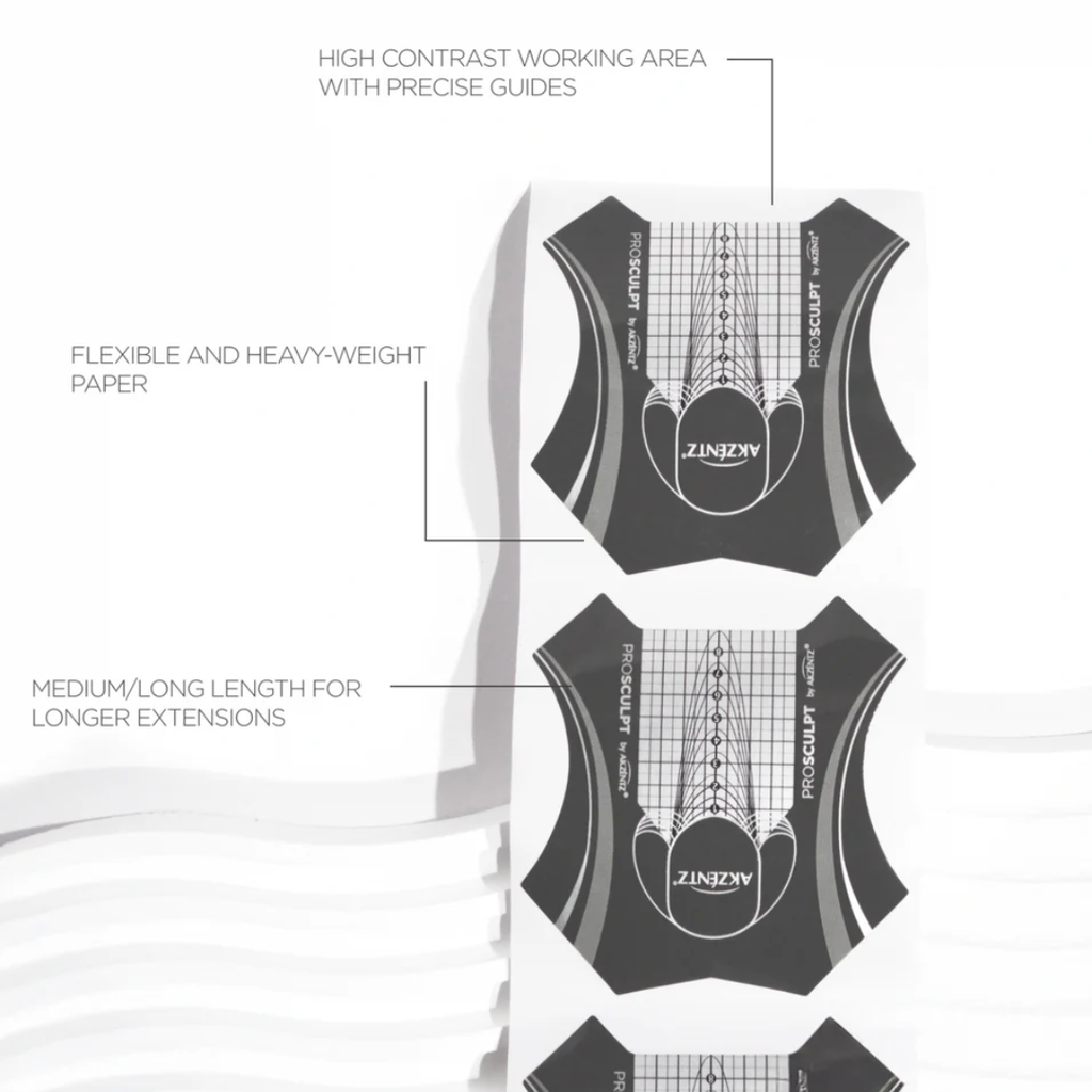 Pro-Sculpt Nail Forms 300pcs (sjablonen)