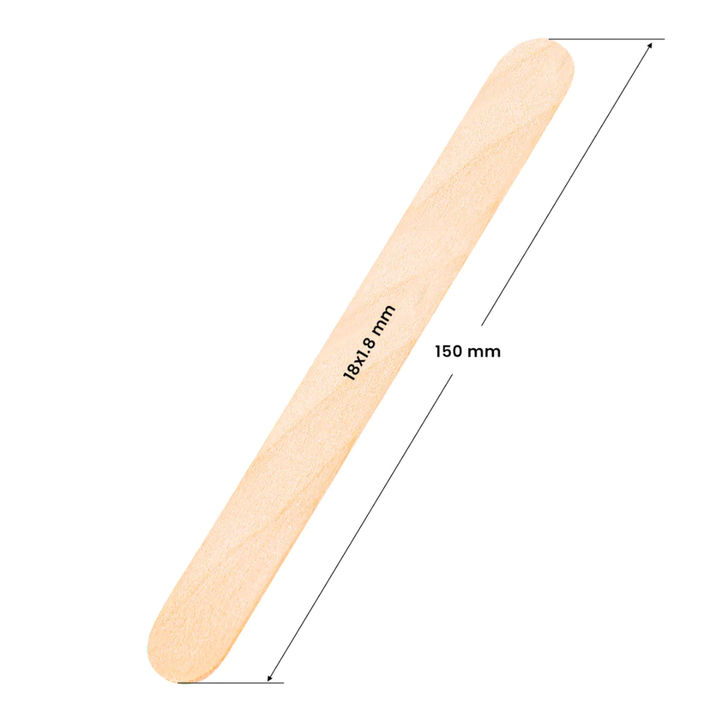 Wax Spatels Large 150x18x1,8mm (50pcs)