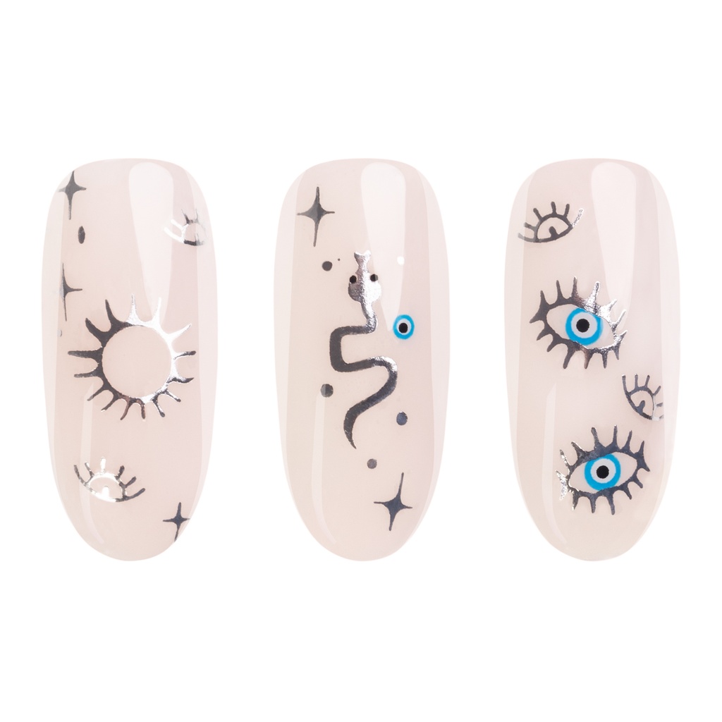 Nailart Stickers - Boho Silver