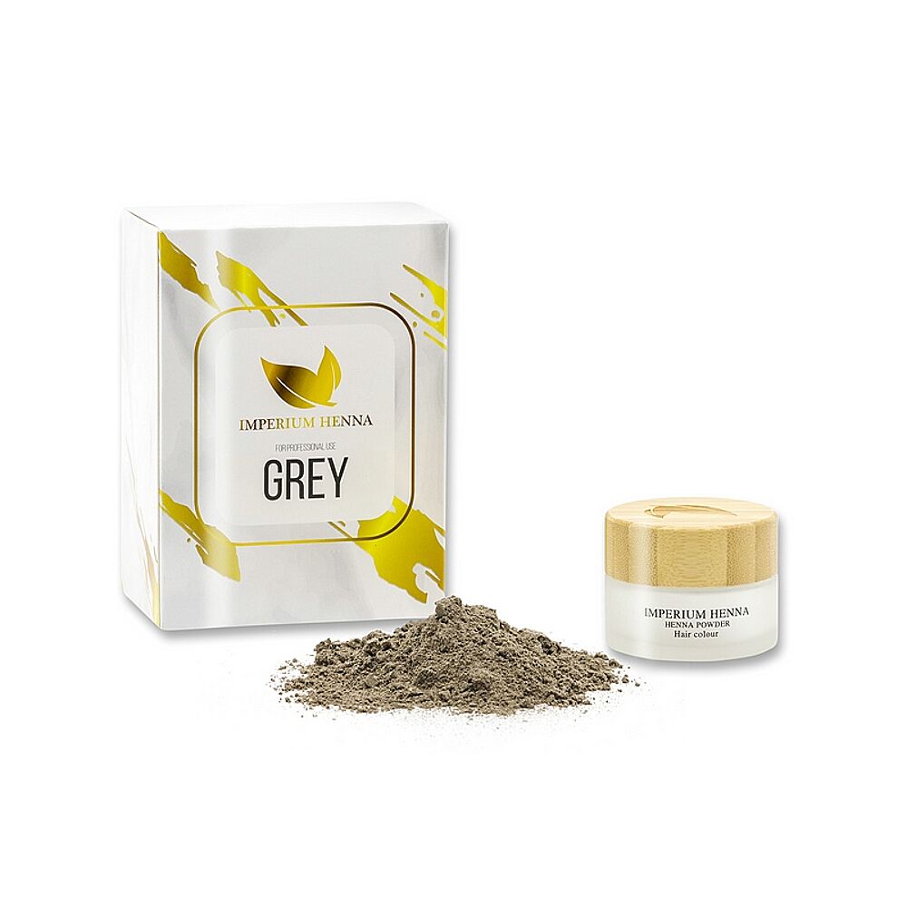 Henna Powder & Eco Jar - Grey - Product Image 2
