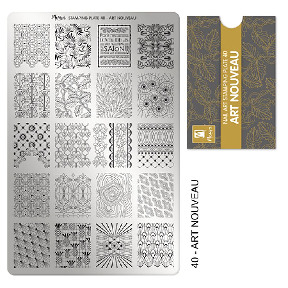Stamping Plate Art Nouveau