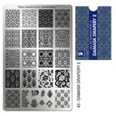 Stamping Plate Damask Drapery 2