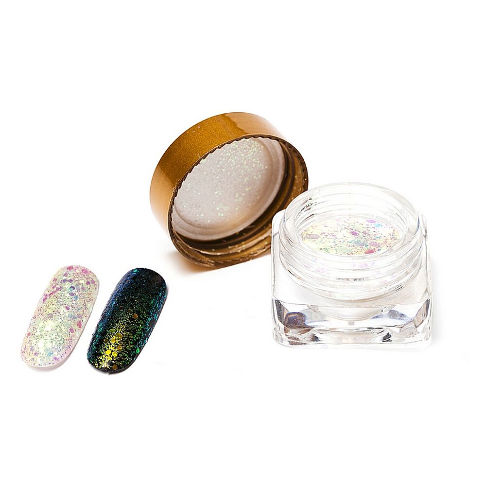 Color Changing Glitter Soft Grey
