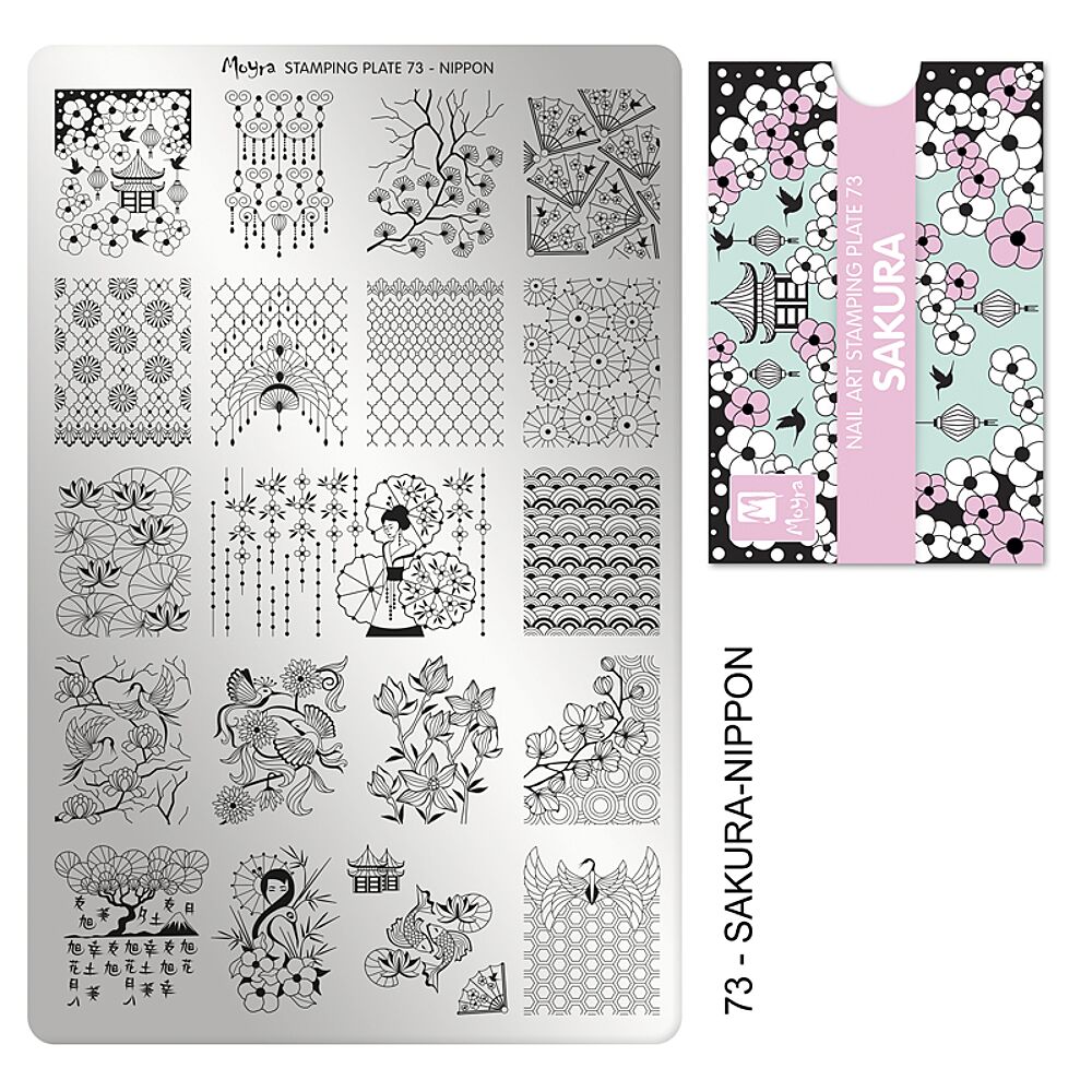 Stamping Plate Sakura Nippon