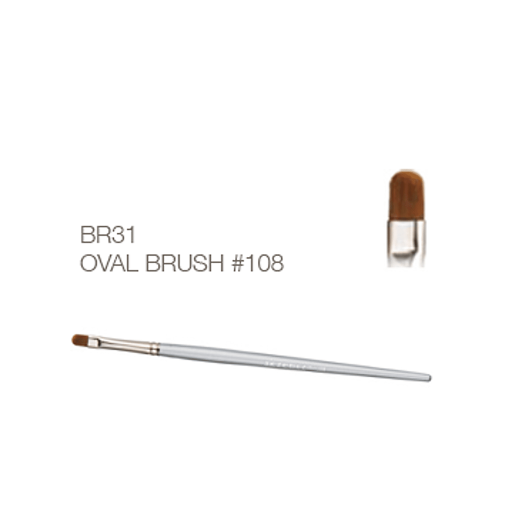 Gel Brush Oval #108