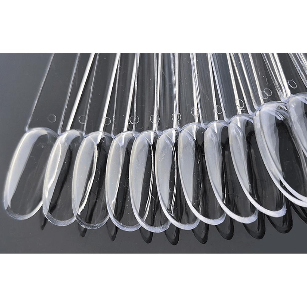 Polish Wheel Oval Tips 50pcs Clear