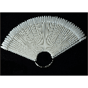 Polish Wheel Oval Tips 50pcs Natural