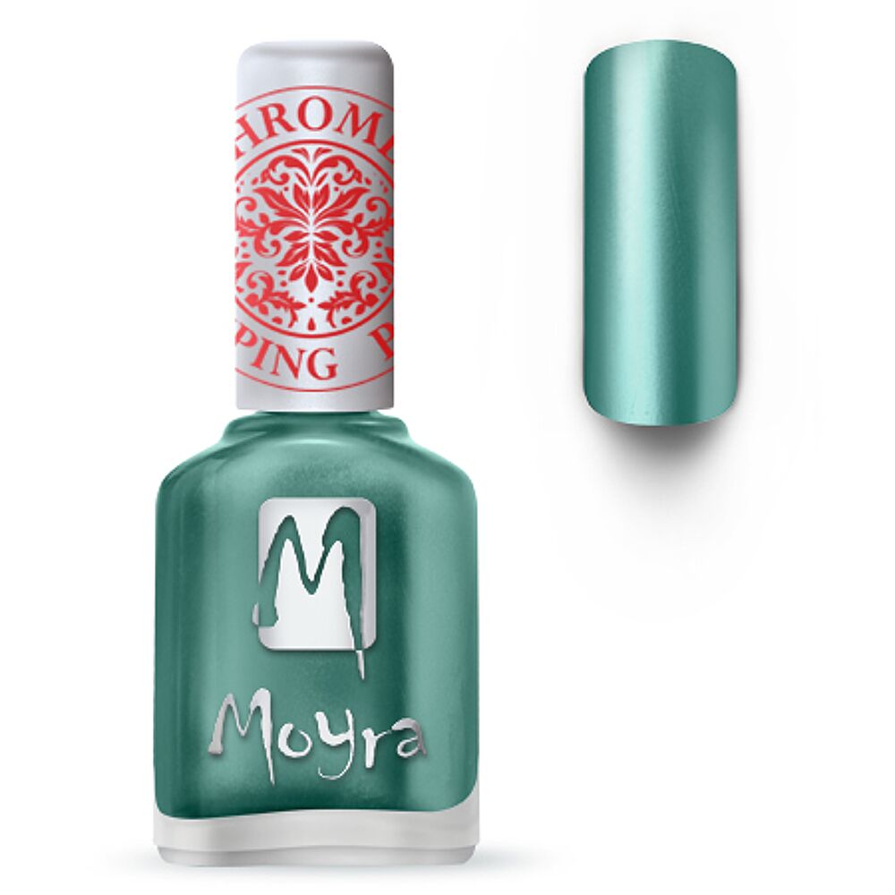 Stamping Polish Chrome Green