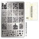 Stamping Plate White Wedding