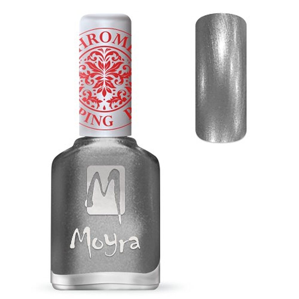 Stamping Polish Chrome Silver