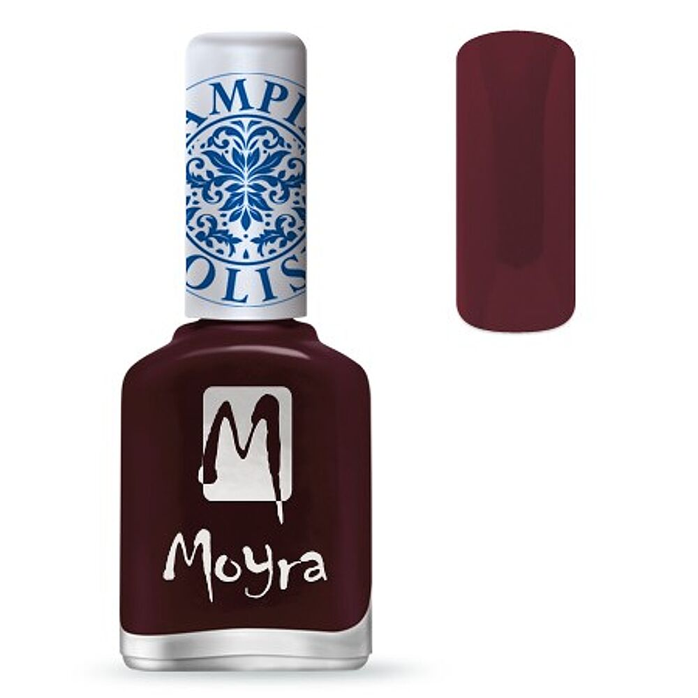 Stamping Polish Burgendy Red