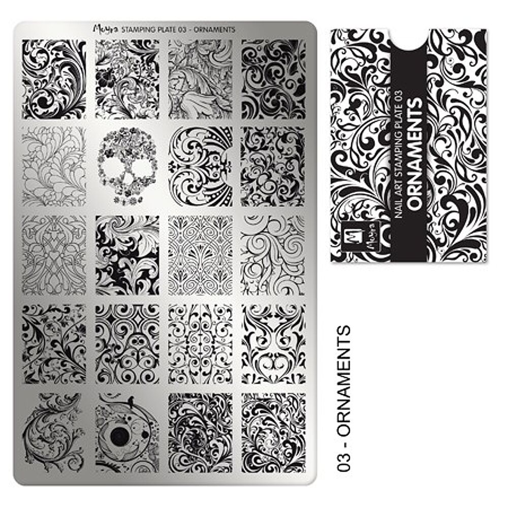 Stamping Plate Ornaments 1
