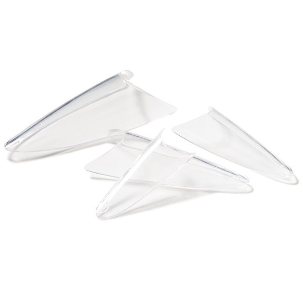 Clear Stiletto Tips 50pcs