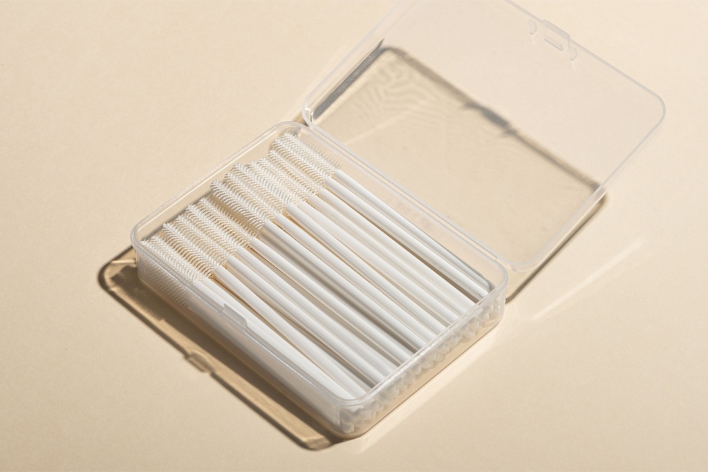 Silicon Brushes 50pcs for eyelashes and eyebrows