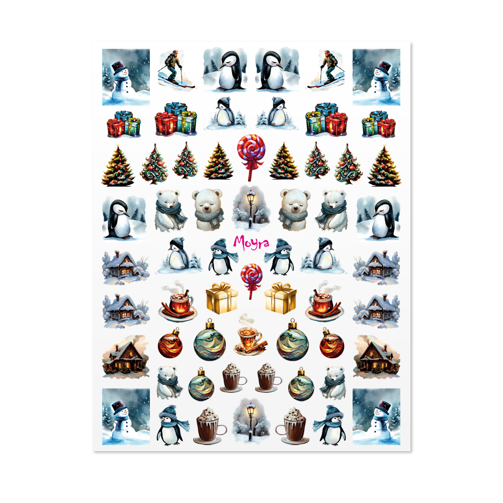 Watertranfer Sticker No.03 Winter