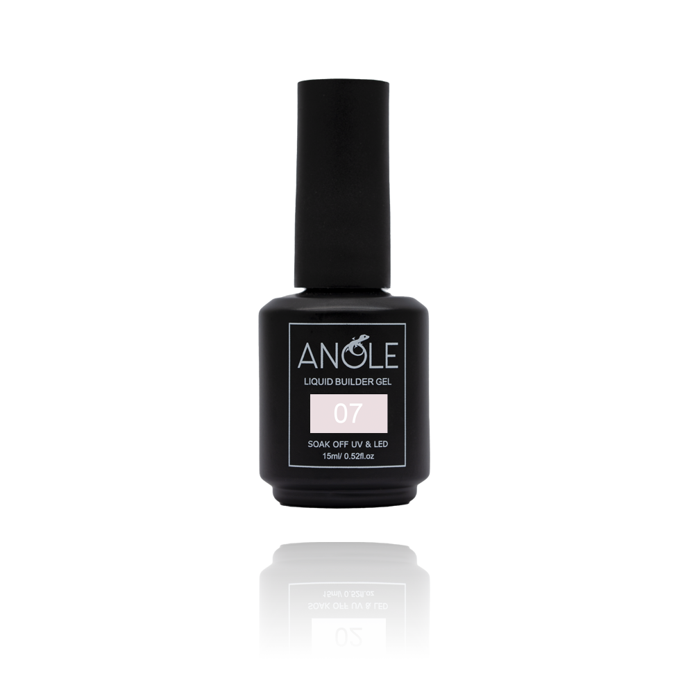 Liquid Builder Gel 07 Pale Rosette 15ml (BIAB)