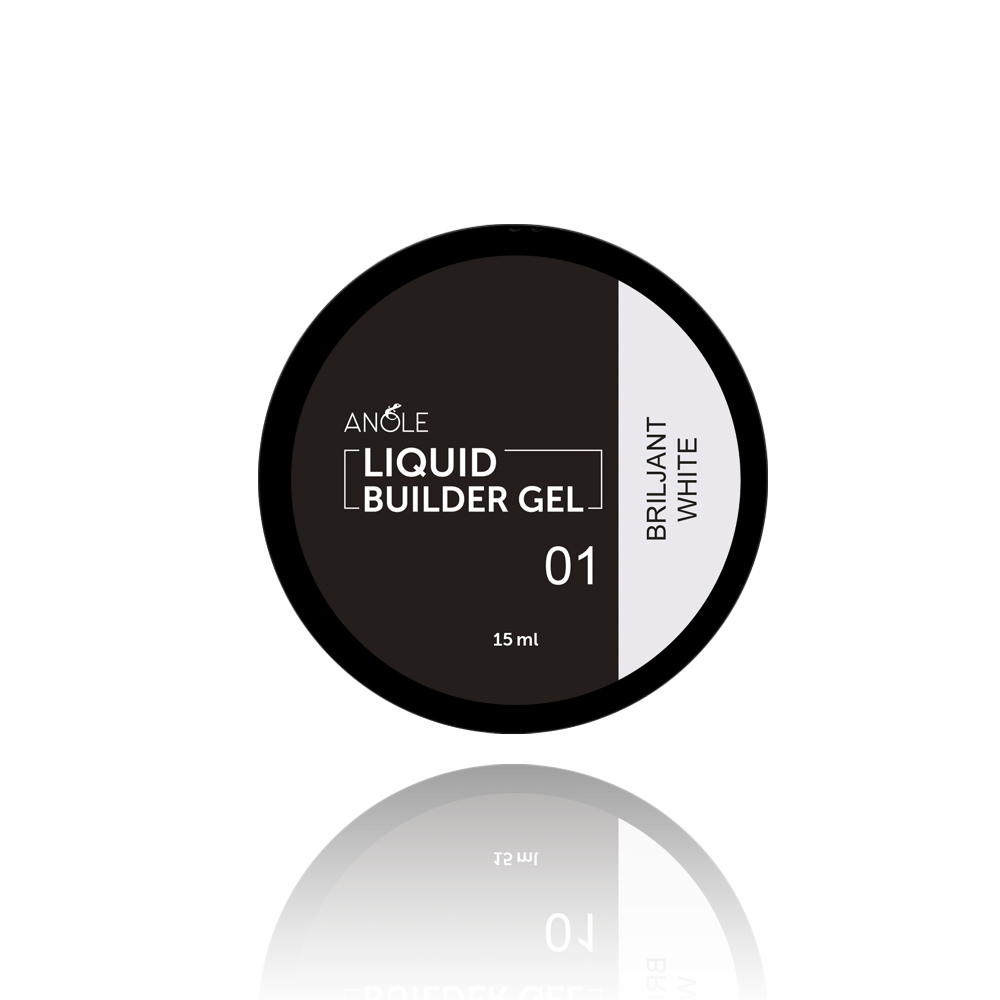Liquid Builder Gel 01 Briljant White 15ml