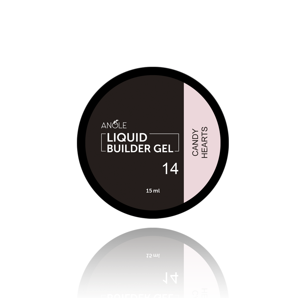 Liquid Builder Gel 14 Candy Hearts 15ml