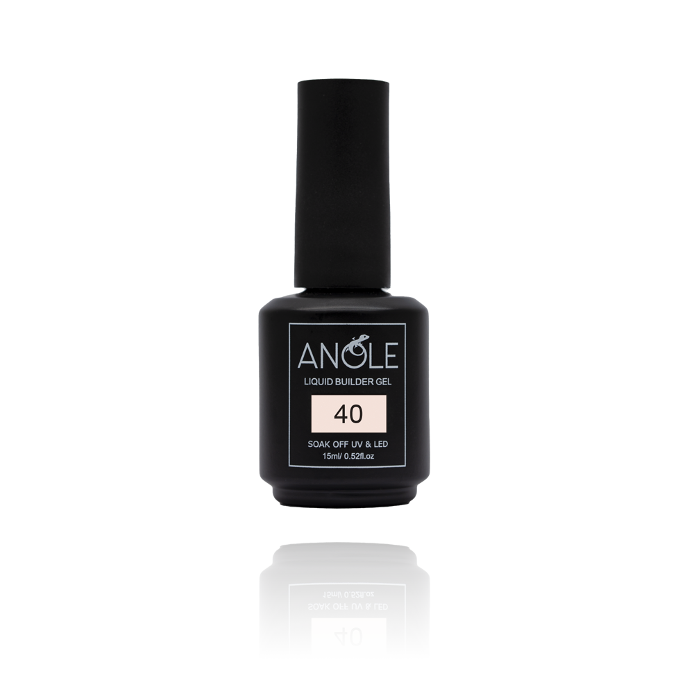 Liquid Builder Gel 40 Satin Peach 15ml (BIAB)