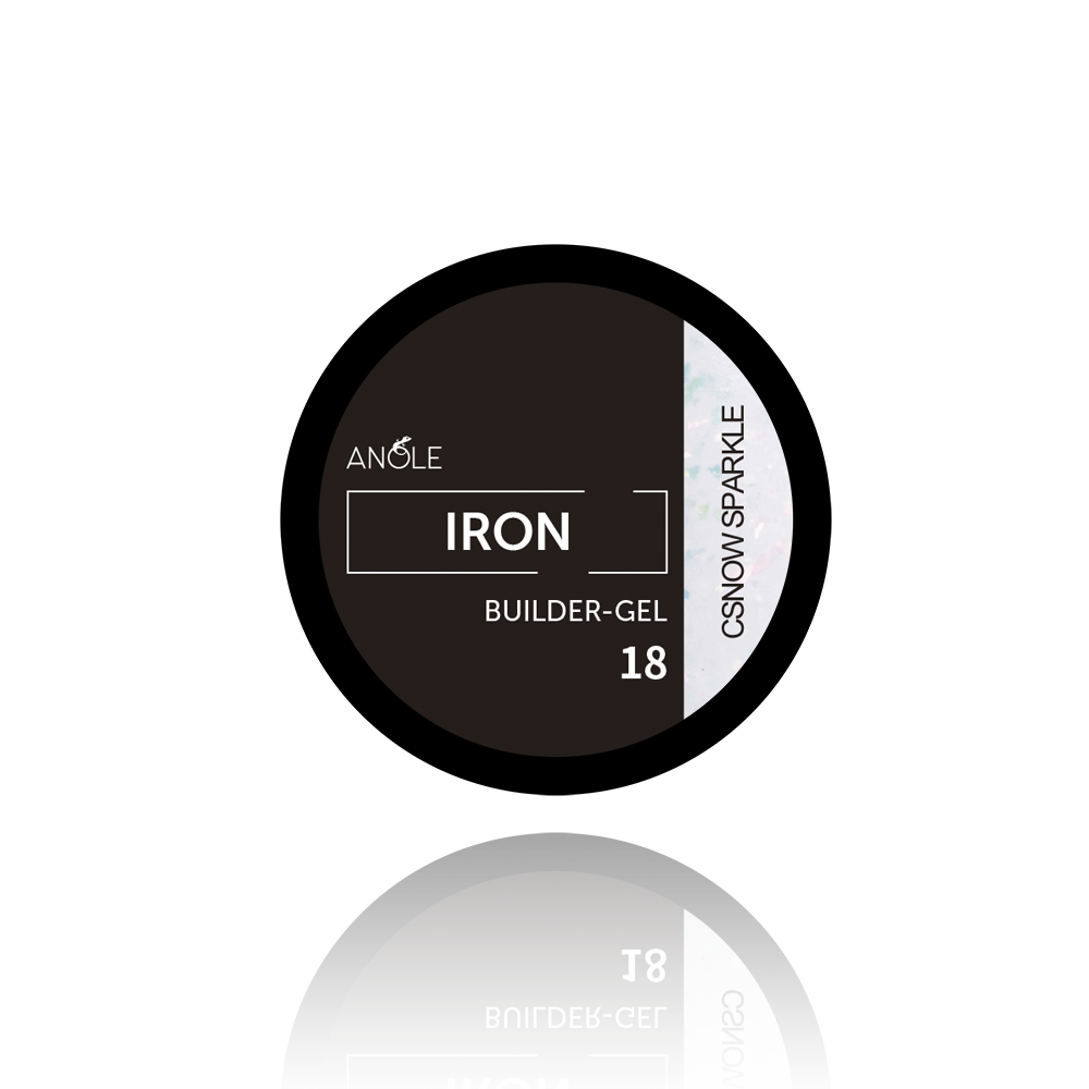 Iron Builder Gel 18 Snow Sparkle