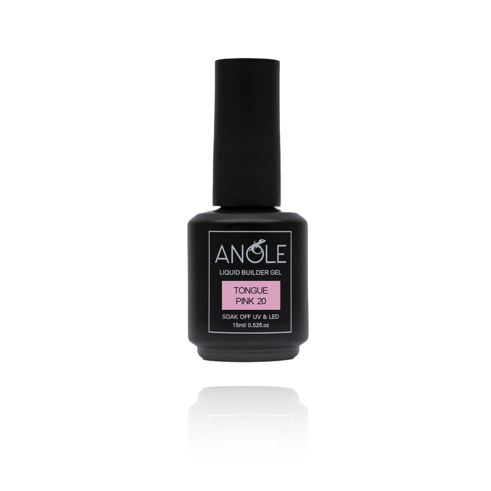 Liquid Builder Gel 20 Tongue Pink 15ml (BIAB)
