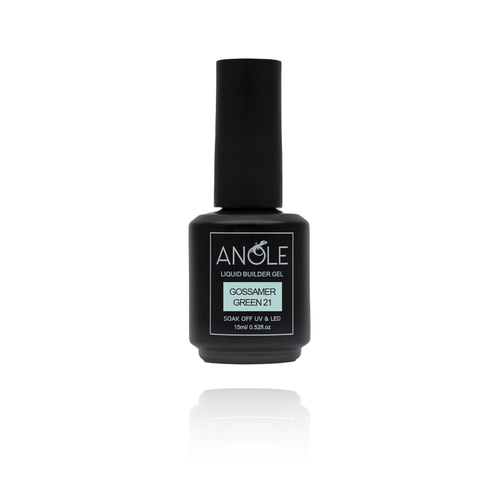 Liquid Builder Gel 21 Gossamer Green 15ml (BIAB)