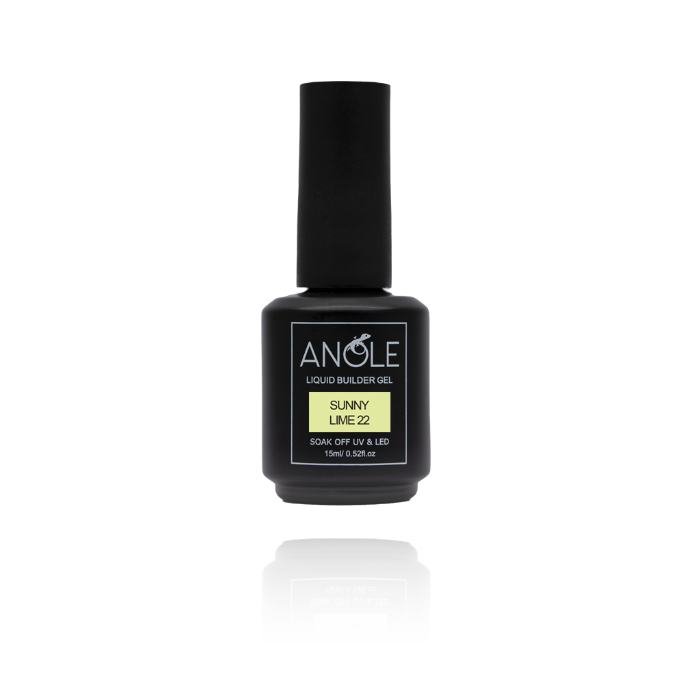 Liquid Builder Gel 22 Sunny Lime 15ml (BIAB)