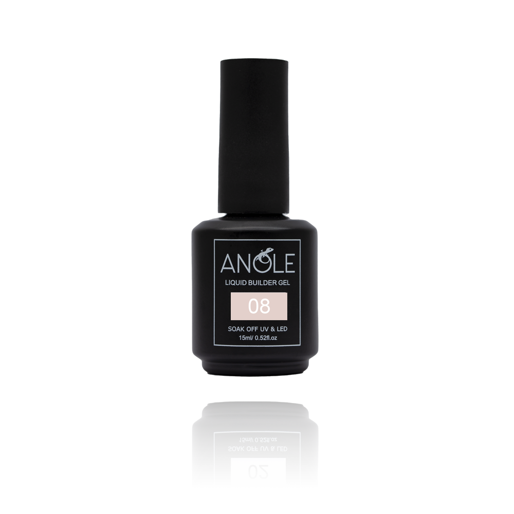 Liquid Builder Gel 08 Rose Tan 15ml (BIAB)