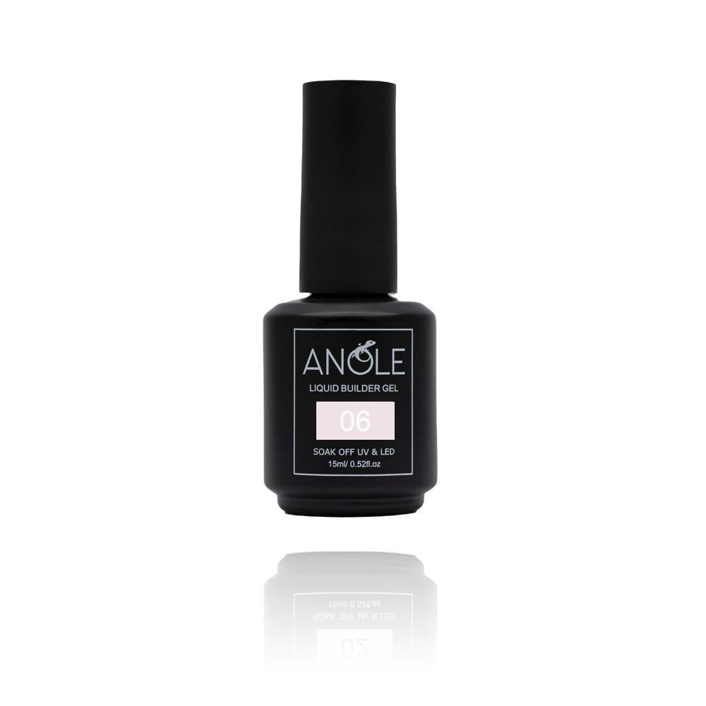 Liquid Builder Gel 06 Veiled Rose 15ml (BIAB)