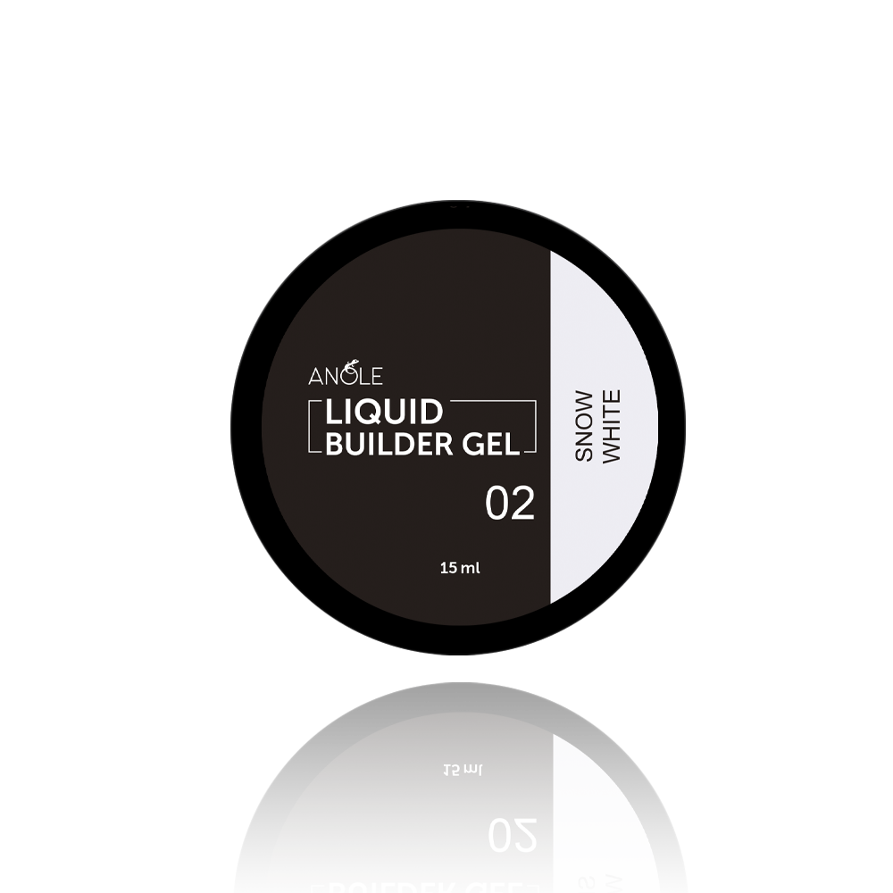 Liquid Builder Gel 02 Snow White 15ml