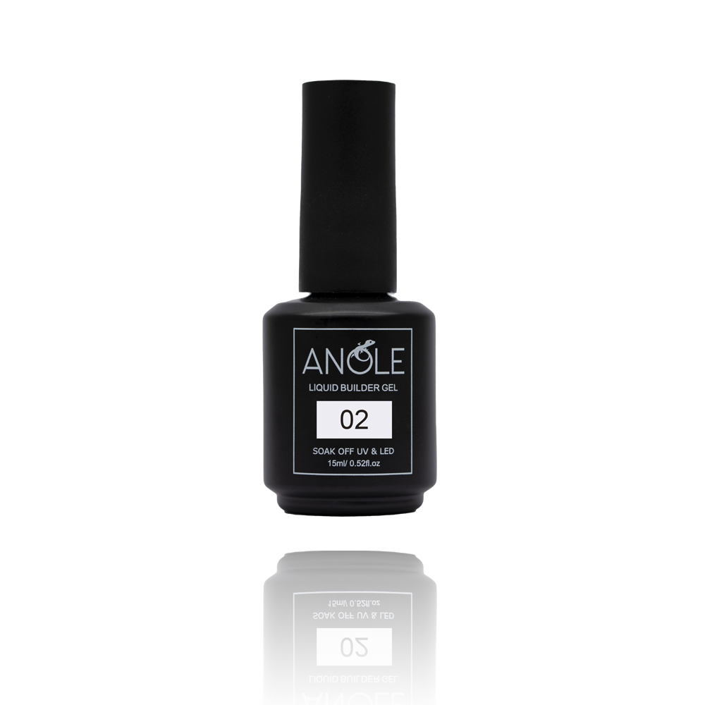 Liquid Builder Gel 02 Snow White 15ml (BIAB)