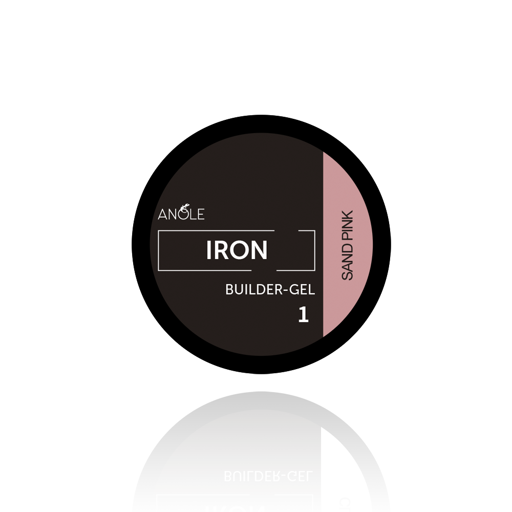 Iron Builder Gel 01 Sand Pink