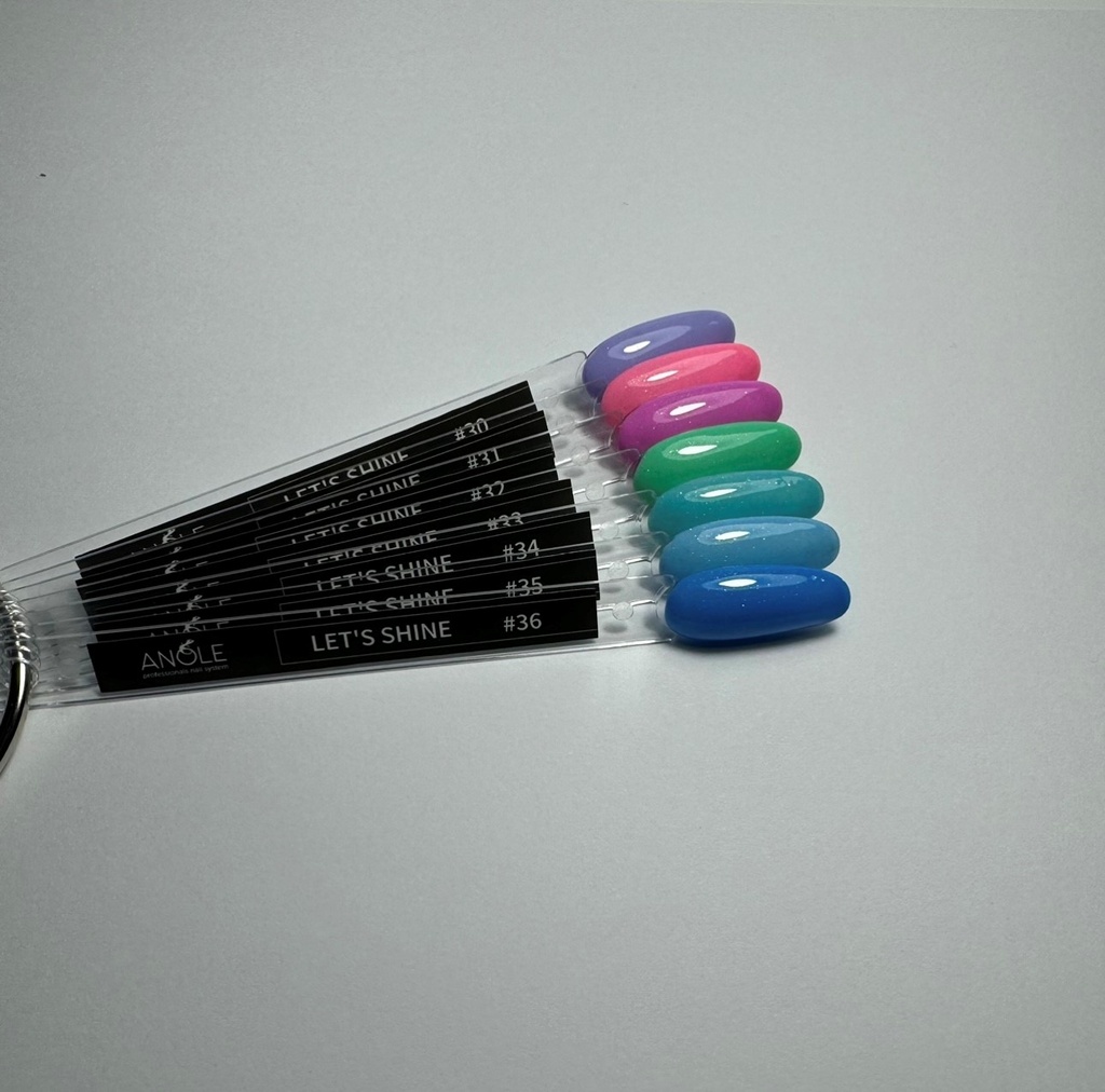 Gelakte Tips Gelpolish Let's Shine 30-43