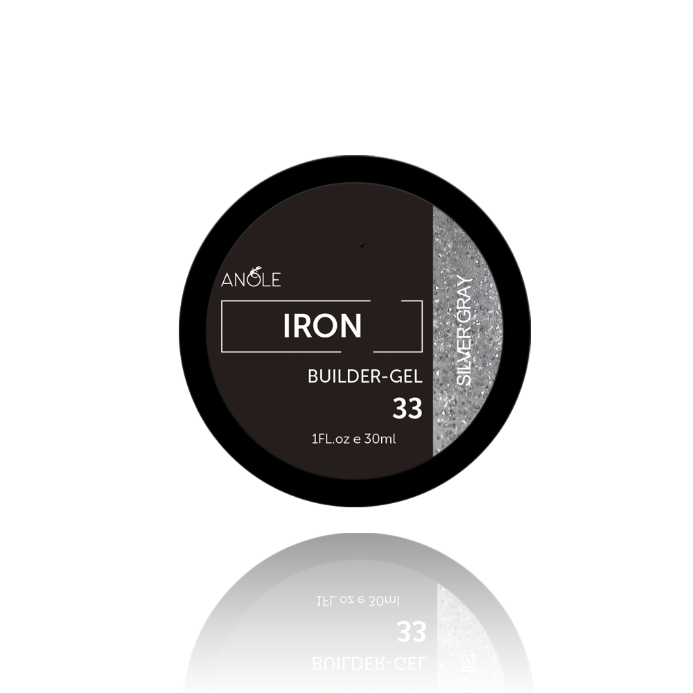 Iron Builder Gel 33 Silver Grey