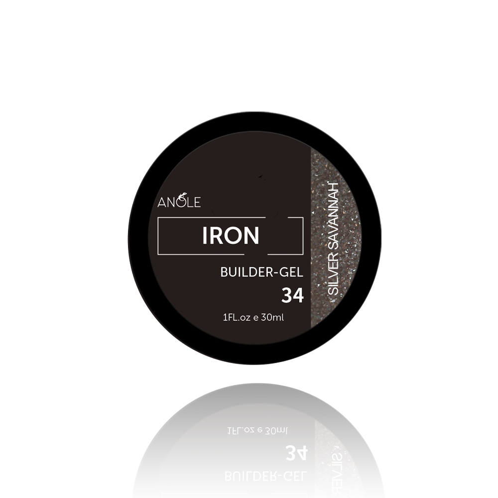 Iron Builder Gel 34 Silver Savannah