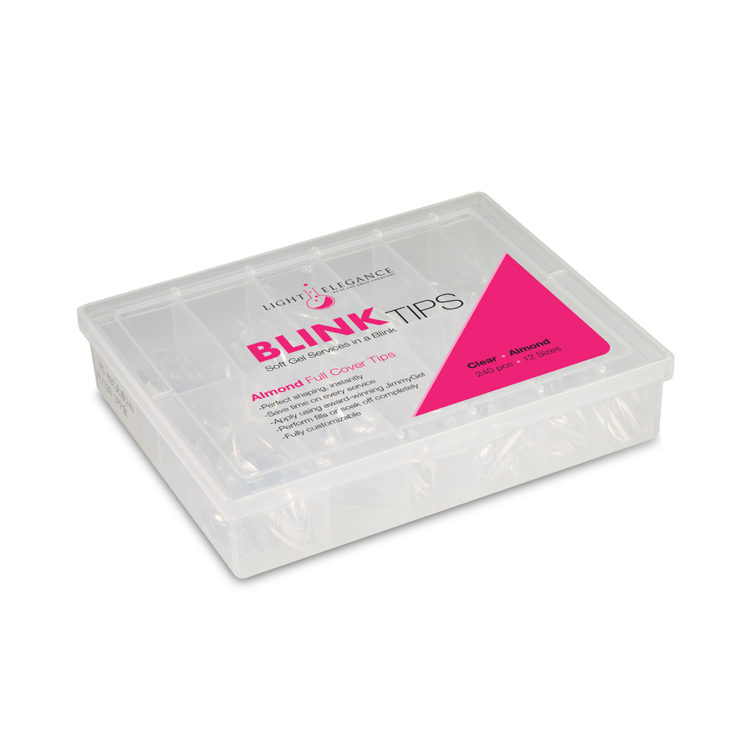 BlinkTips Box Almond 240 Full Cover Tips