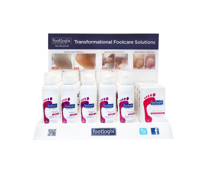Footlogix 'Anti Fungal' Retail Counter Display 30pcs