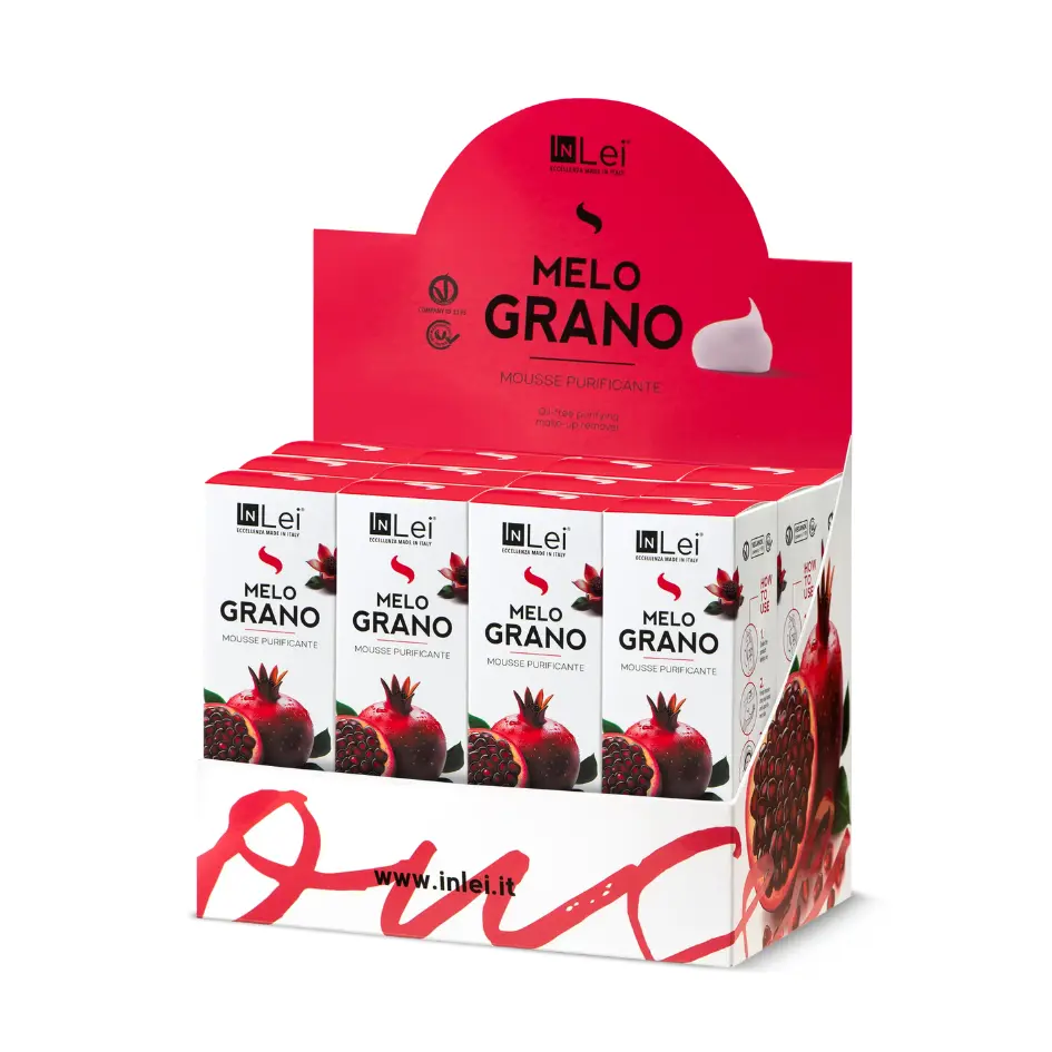 DISPLAY MOUSSE MELOGRANO reinigende make-up remover (12x50ml)