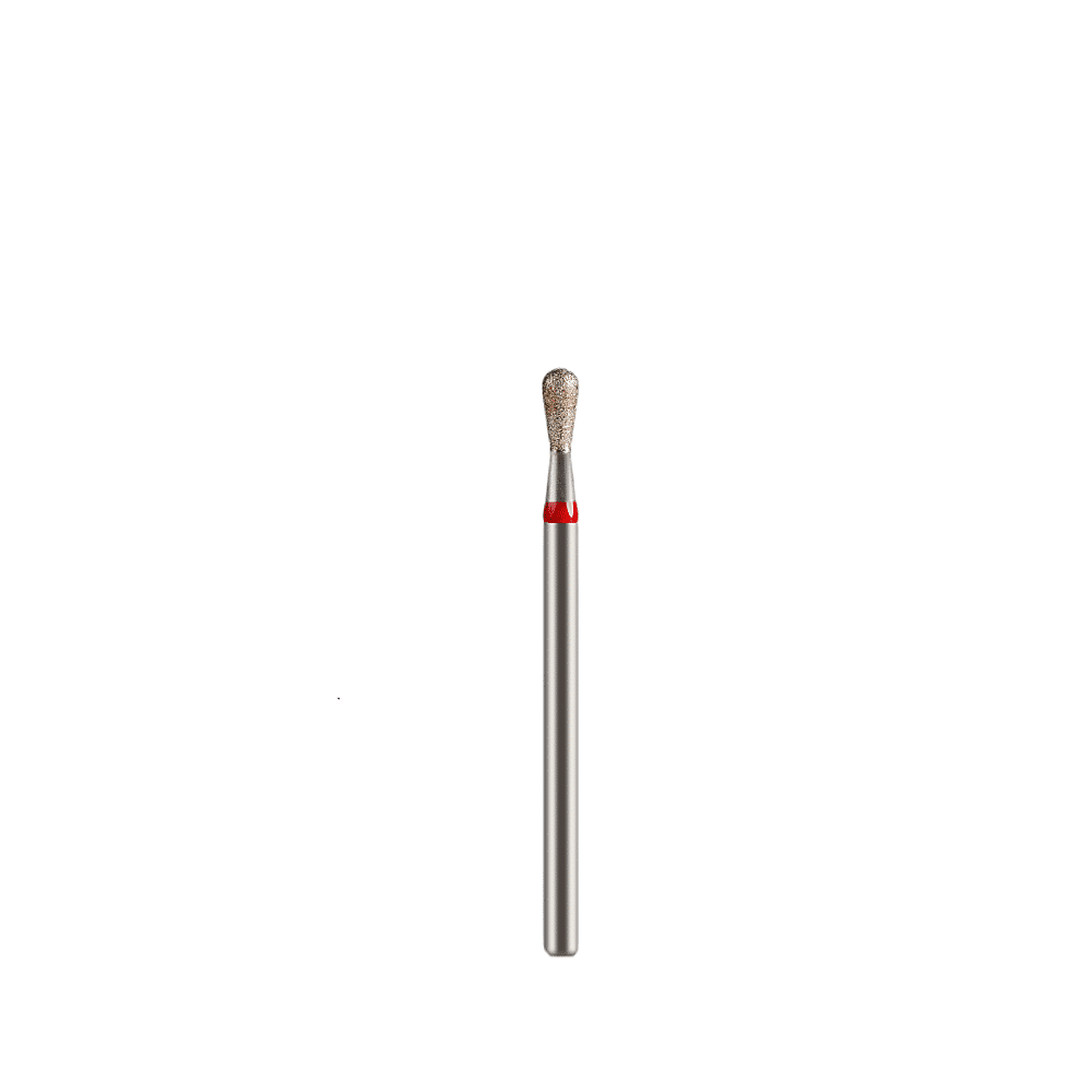 Diamond Bit Prep Pear Red