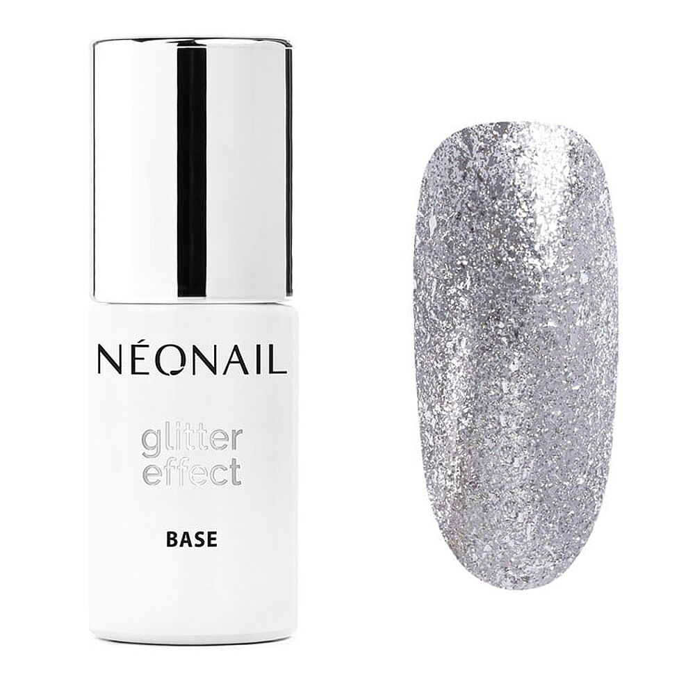 Glitter Effect Base Silver Twinkle 7,2ml