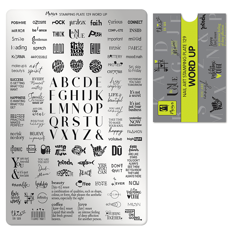Stamping Plate Word Up
