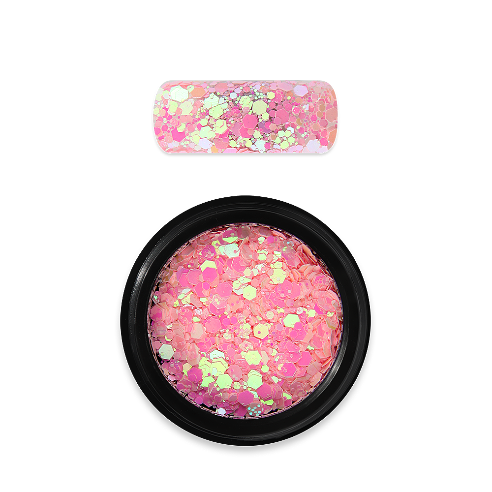 Holo Glitter Mix Chameleon Sugar Pink