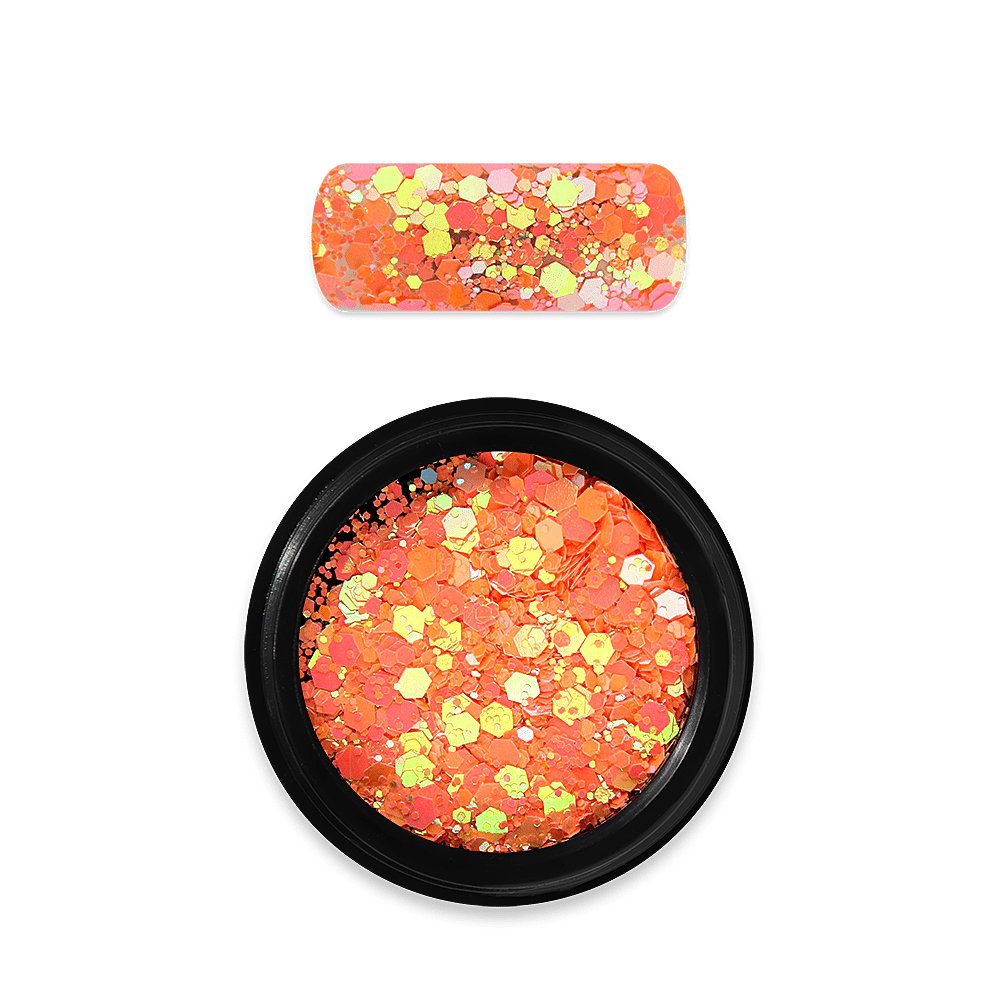Holo Glitter Mix Chameleon Light Orange