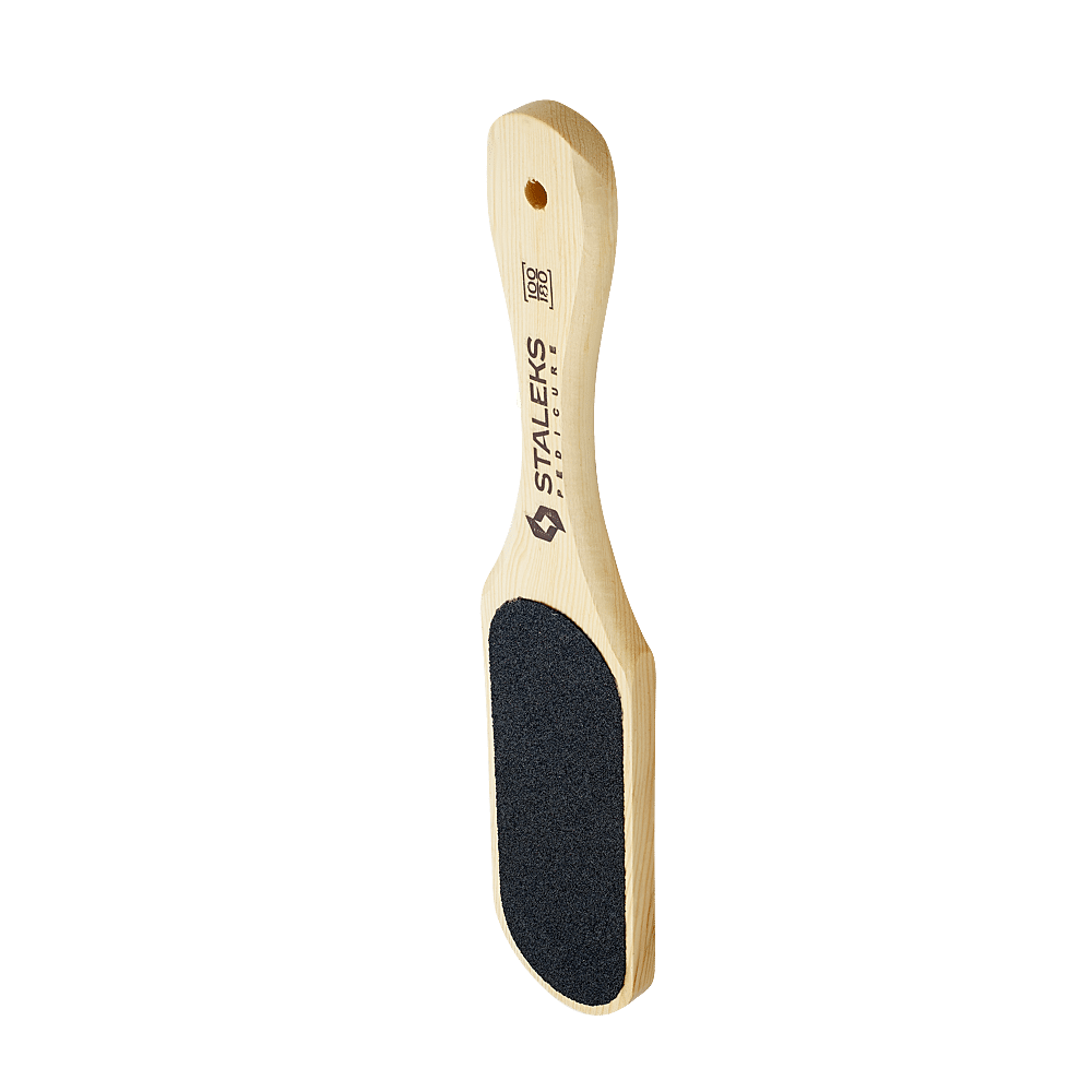 Wooden Pedicure Foot File Beauty & Care 10/1 (100/180) voetrasp