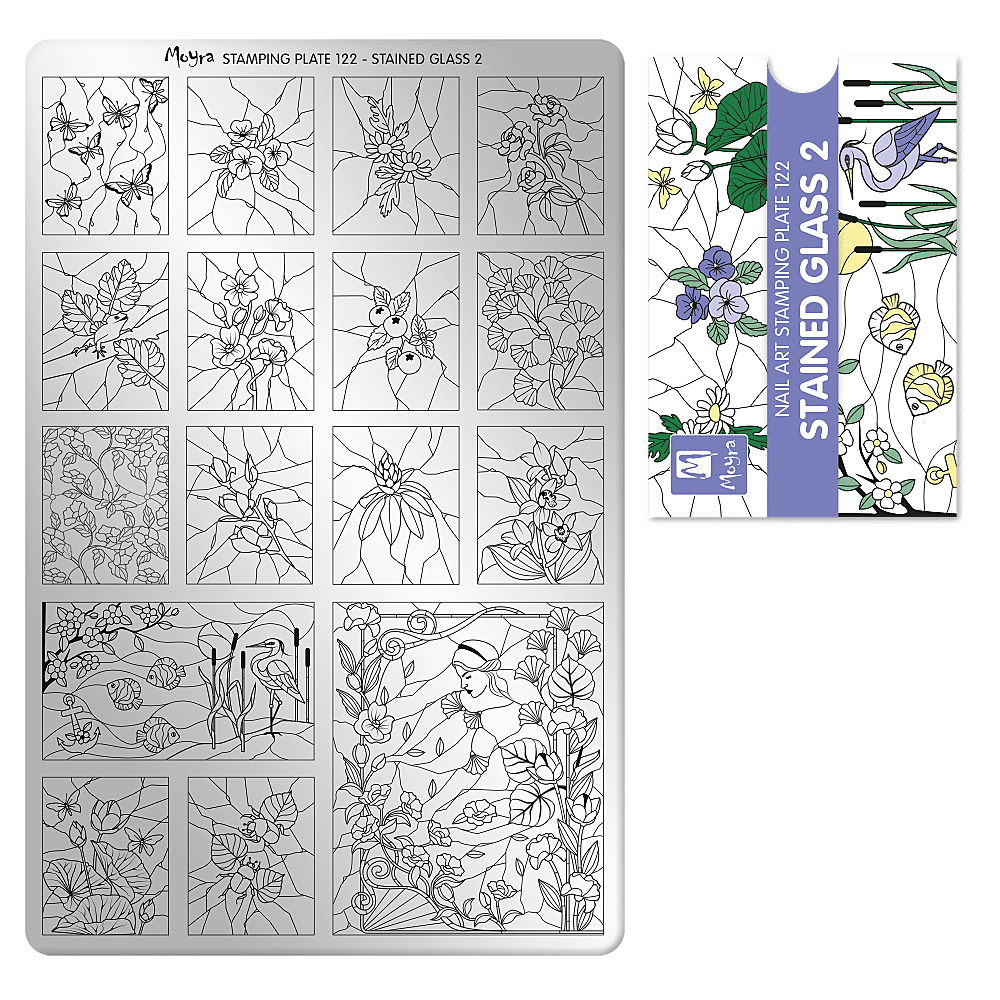 Stamping Plate Stained Glass 2