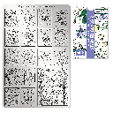 Stamping Plate Stained Glass 2