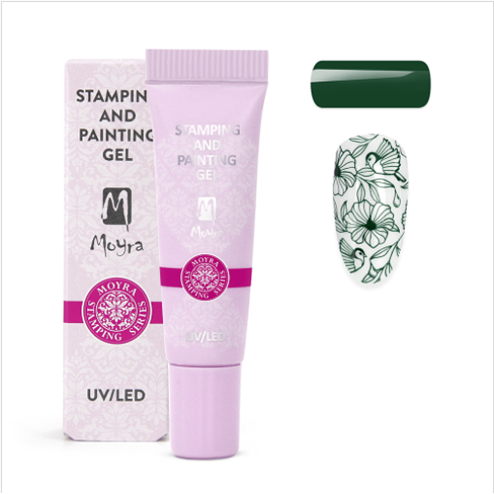 Stamping And Painting Gel No.18 Dark Green